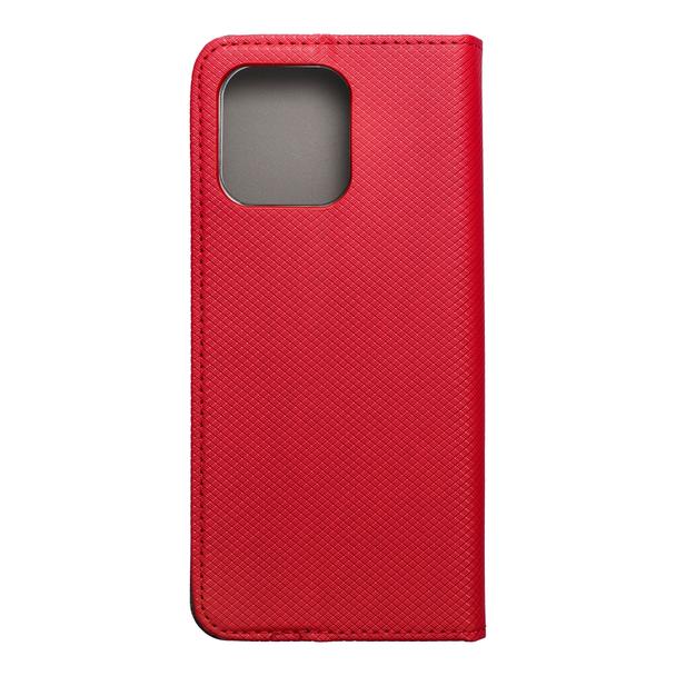 Etui z klapką na Motorola E15 Smart Case Book czerwone