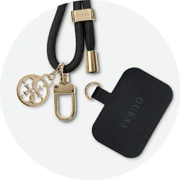 Zawieszka GUESS GUUCNMG4EK (Cord and 4G Charm / złoto czarny)