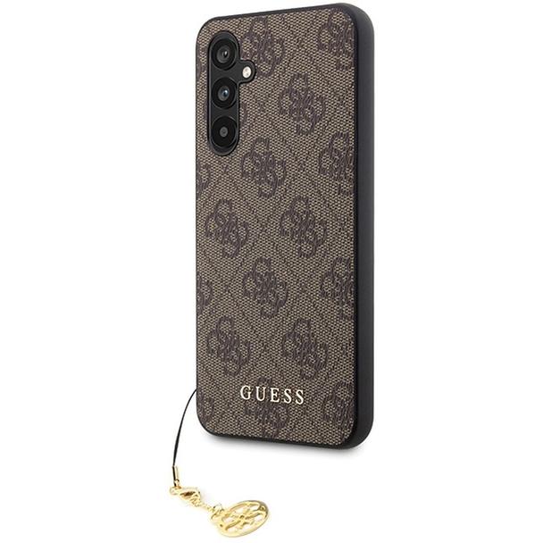 GUESS futerał do SAMSUNG S23 FE GUHCS23FEGF4GBR (4G Charm) brązowy
