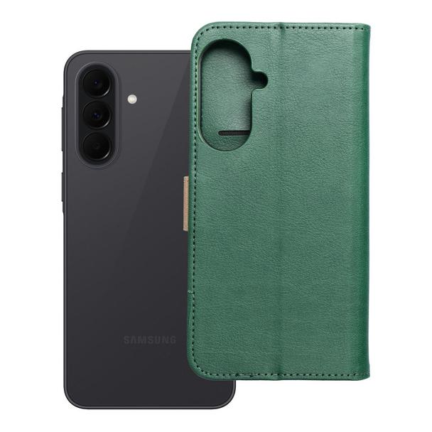 Etui z klapką na Samsung A37 Split Book zielono-złote