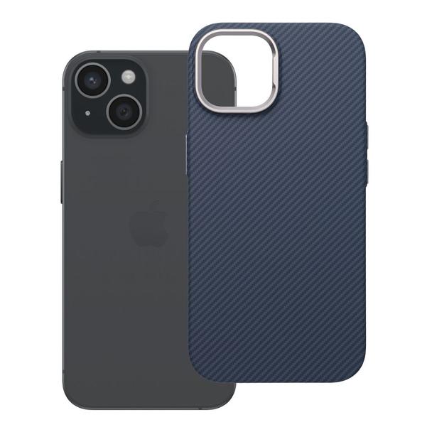 Etui na iPhone 15 K-Look zgodne z MagSafe niebieskie