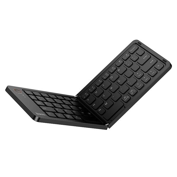 Klawiatura bezprzewodowa składana QWERTY Hoco GM71 czarna