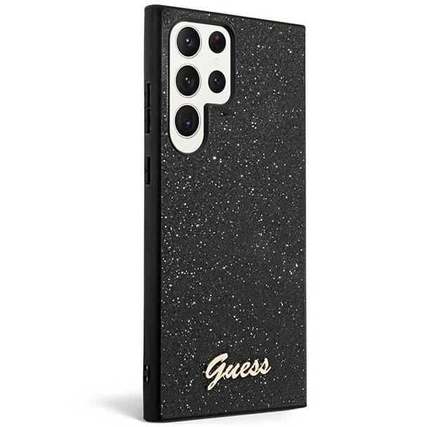 GUESS futerał do SAMSUNG S24 Ultra GUHCS24LHGGSHK (Glitter Script) czarny