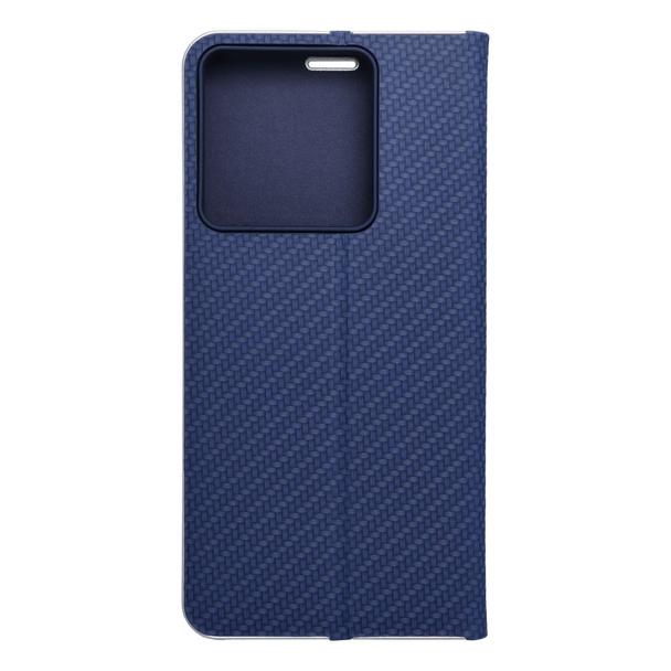 Etui z klapką na Xiaomi Redmi NOTE 13 PRO 5G Luna Book Carbon niebieskie