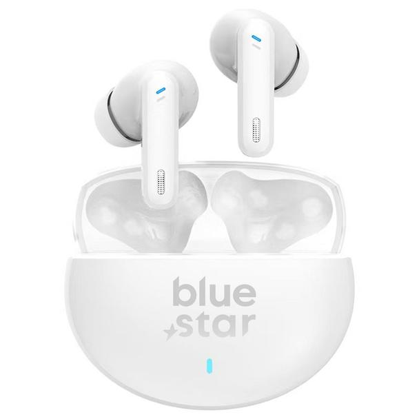 Słuchawki bezprzewodowe douszne Blue Star Zen ANC + ENC TX5 TWS białe