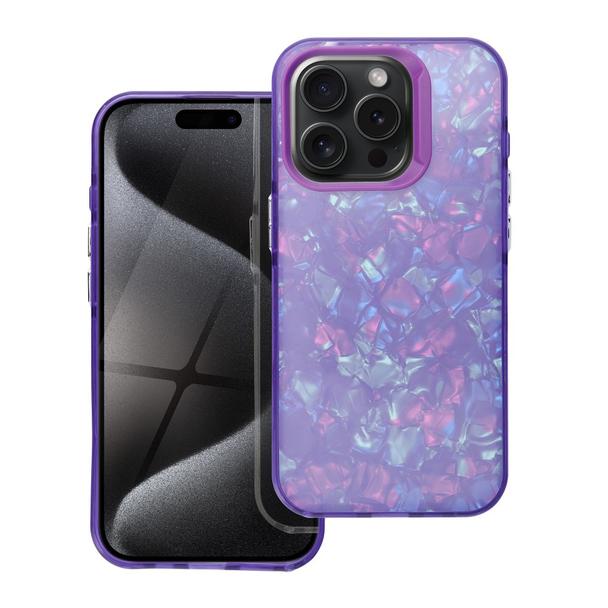 Futerał do iPhone 15 PRO MAX Tutti Frutti fioletowy