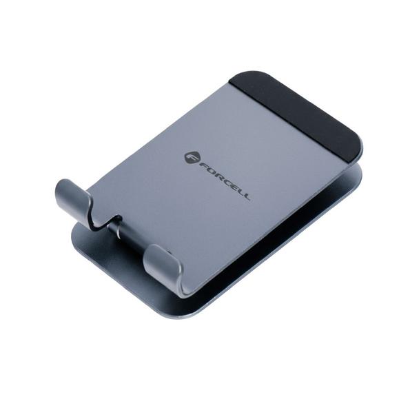 Uchwyt na telefon / tablet biurkowy składany Forcell F-Grip Fold Stand 1 szary