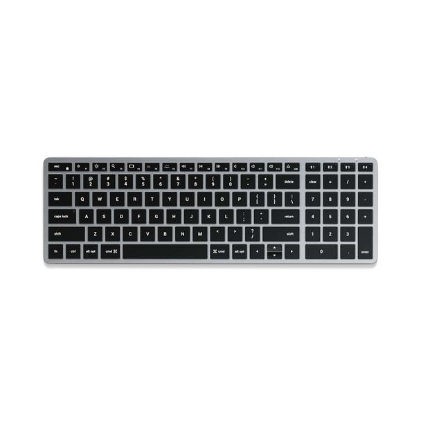 Klawiatura bezprzewodowa QWERTY Satechi Slim X2 ST-BTSX2M szara