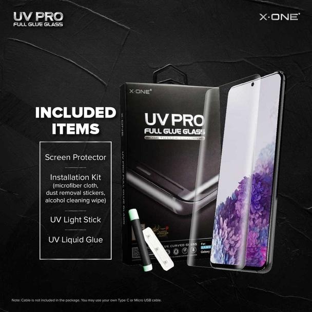 Szkło hartowane UV PRO do Samsung S21 ULTRA  X-One (case friendly) działający czytnik