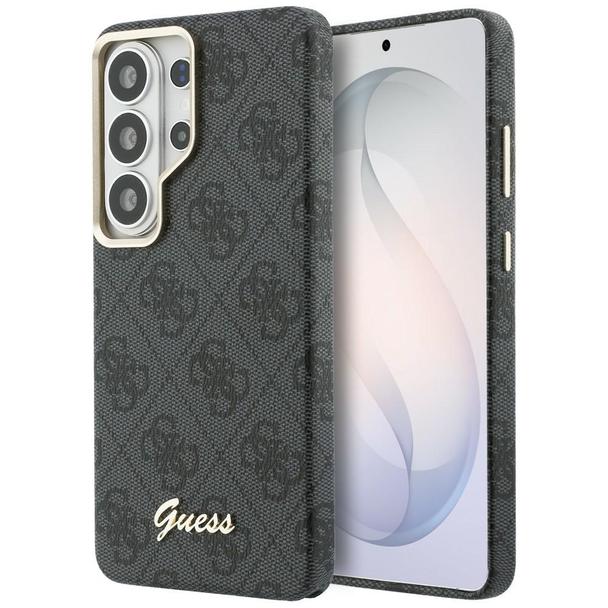 GUESS futerał do SAMSUNG S26 Ultra GUHMS26L5P4FWMSK (4G Script MagSafe) czarny