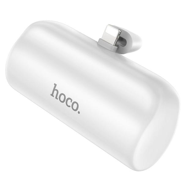 Powerbank Hoco 5000 mAh 2A z wbudowanym złączem Lightning J106 biały