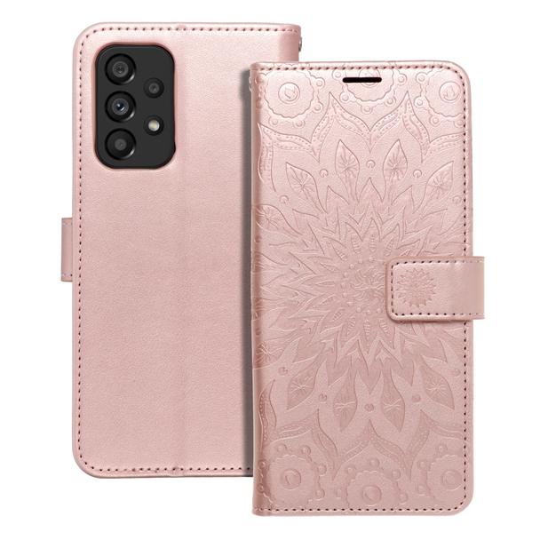 Etui z klapką na Samsung A53 5G Mezzo Book mandala złoto-różowe