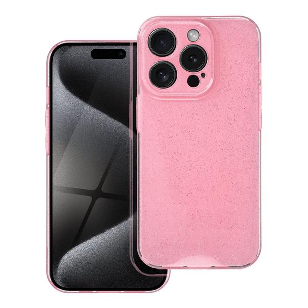 Futerał do iPhone 15 PRO Clear Case 2 mm Blink różowy