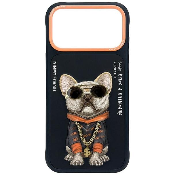 NIMMY futerał GLASSES COOL DOG do IPHONE 18 Pro/17 Pro czarny