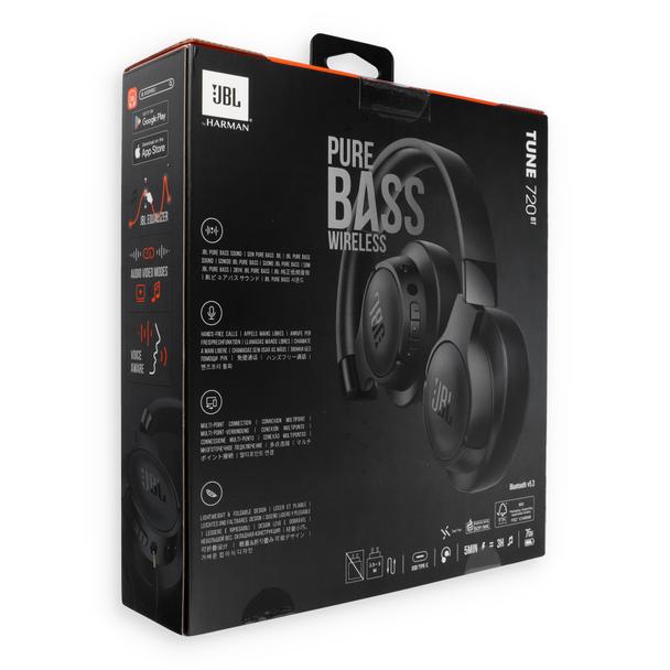 Słuchawki bezprzewodowe nauszne JBL Tune 720BT czarne