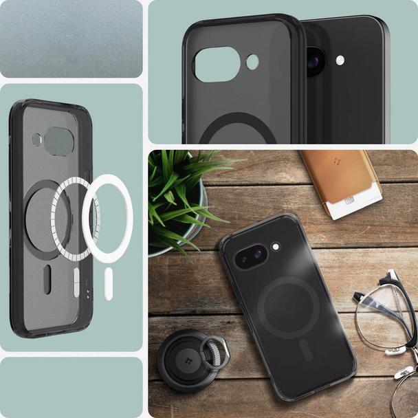 SPIGEN futerał ULTRA HYBRID MAG kompatybilny z MagSafe do GOOGLE PIXEL 9A frost black