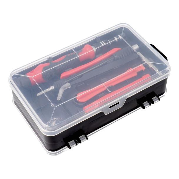 Zestaw śrubokrętów precyzyjnych / wkrętaków serwisowych, bitów 115w1 metal czerwony