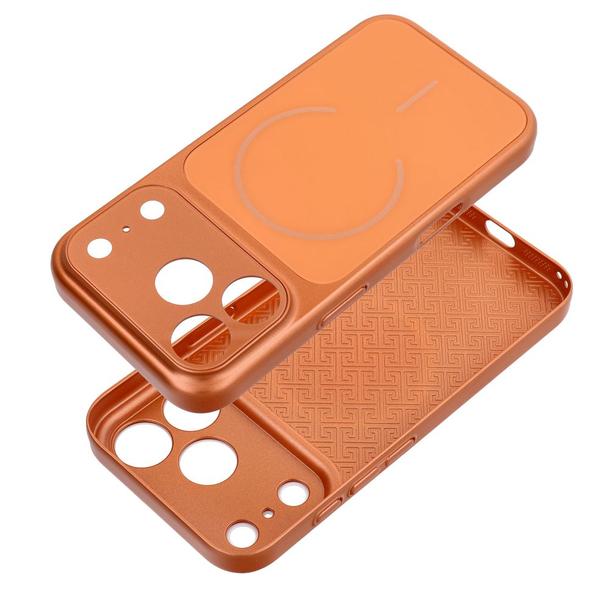 Futerał do iPhone 14 Make 17 zgodny z MagSafe pomarańczowy