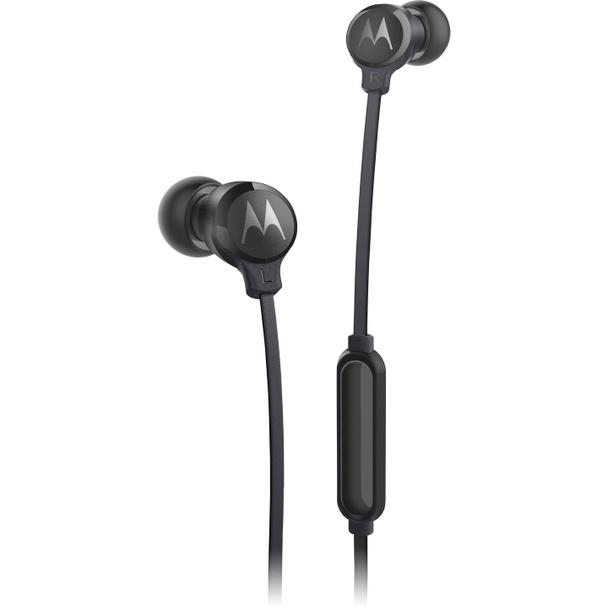 Słuchawki przewodowe douszne z mikrofonem MOTOROLA Ear Buds 3-S czarne