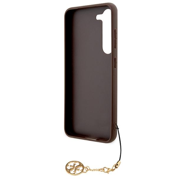 GUESS futerał do SAMSUNG S24 Plus GUHCS24MGF4GBR (4G Charm) brązowy