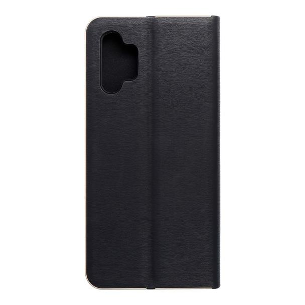 Etui z klapką na Samsung A32 5G Luna Book Gold czarne