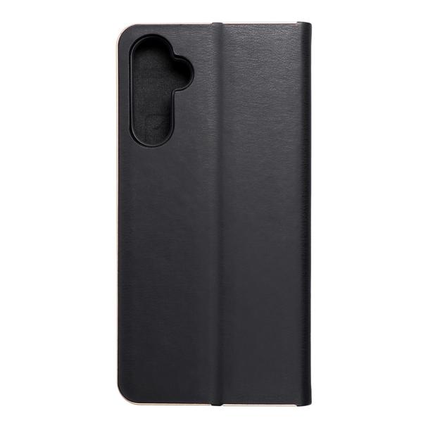 Etui z klapką na Samsung A34 5G Luna Book Gold czarne