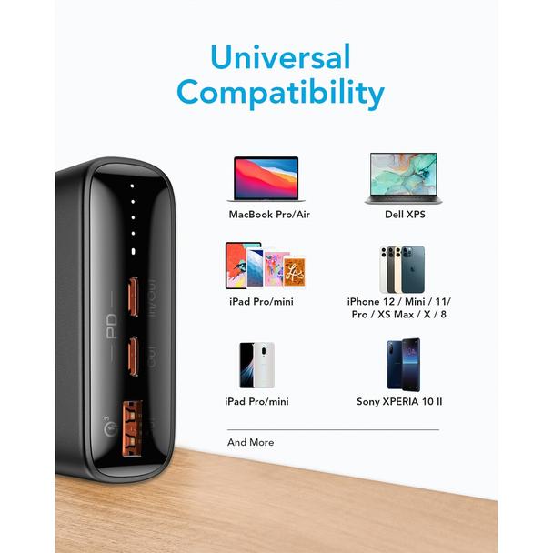 Powerbank Veger T100 (W2032C-100) PD QC3.0 5A 100W 20000 mAh czarny 0INT