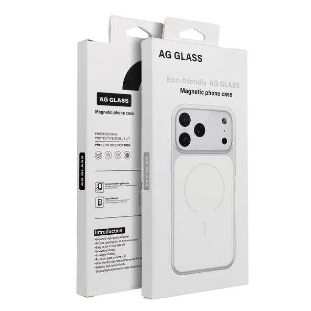 Etui na iPhone 18 Pro / 17 Pro Make zgodne z MagSafe srebrne