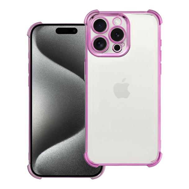 Futerał do iPhone 15 PRO MAX Antishock Electro purpurowy
