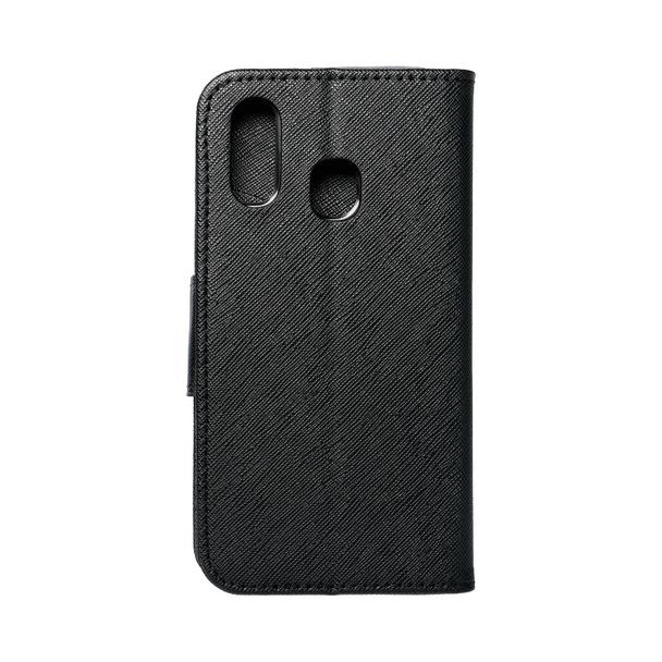 Etui z klapką na Samsung A40 Fancy Book czarne