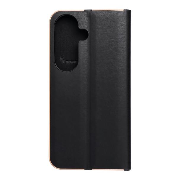 Etui z klapką na Samsung S26 Luna Book Gold czarne