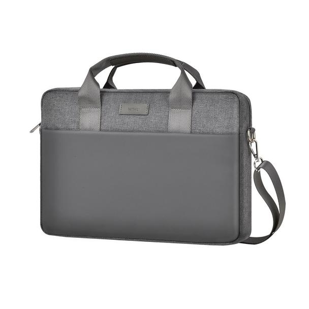WiWU - Wodoodporna torba na laptopa 15,6" Minimalist Pro - szara