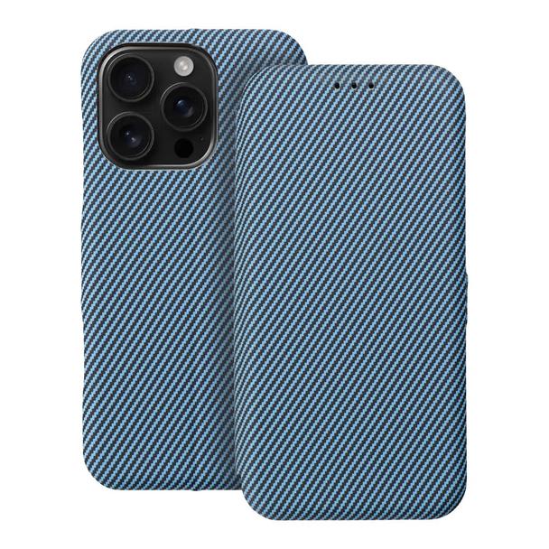 Etui z klapką na iPhone 16 PRO Folio Side Magnet niebieskie
