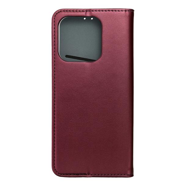Etui z klapką na Honor X8c Smart Magneto burgundowe