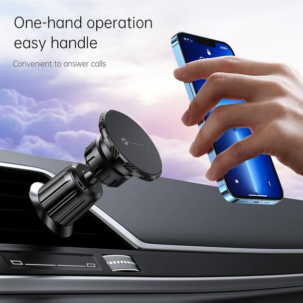 Uchwyt na telefon do samochodu magnetyczny Forcell F-Grip MagFlex do szyby / deski / kratki czarny