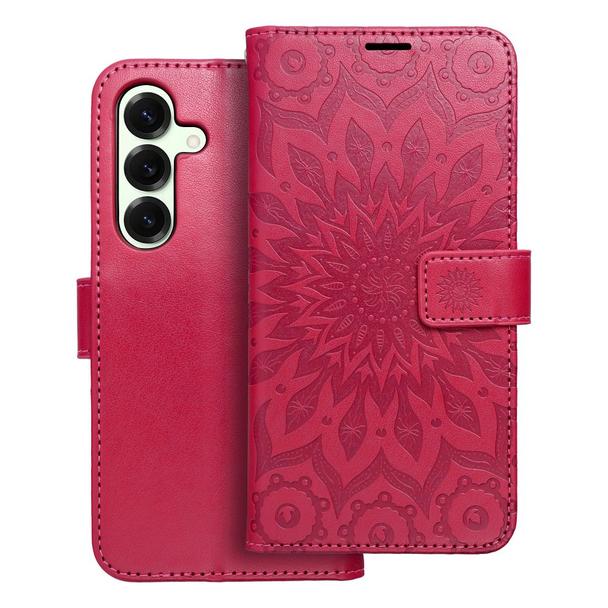 Etui z klapką na Samsung S25 Mezzo Book mandala magenta