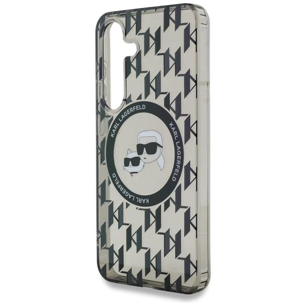KARL LAGERFELD futerał do SAMSUNG S25 KLHMS25SHMCKMHK (Magnetic IML Metal Monogram KC Heads) czarny