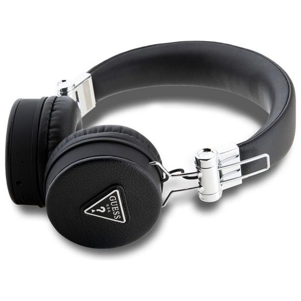 GUESS słuchawki bezprzewodowe bluetooth nagłowne ENC GUBH70PGTSPSK (Grained Classic Round Shape) czarne