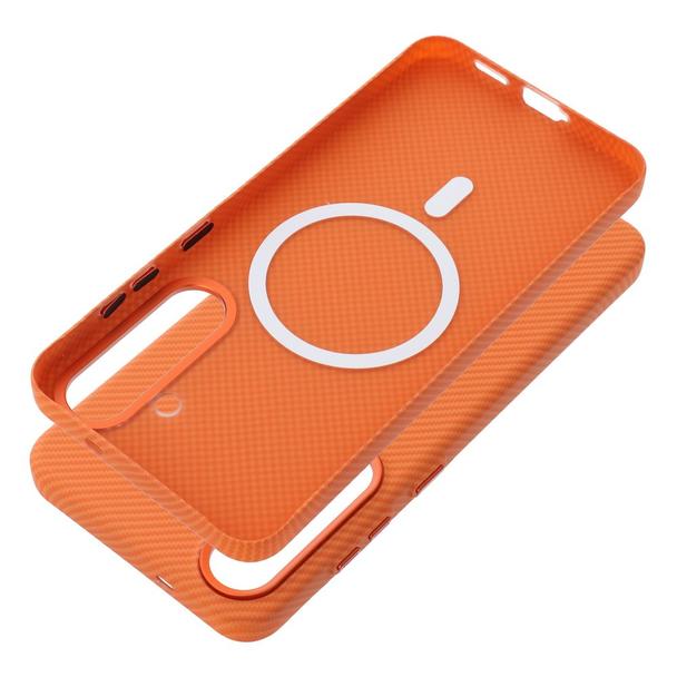 Etui na Xiaomi Redmi 17 4G / 5G K-Look zgodne z MagSafe pomarańczowe