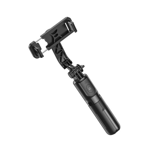 Selfie stick Hoco tripod z pilotem bezprzewodowym K17 czarny