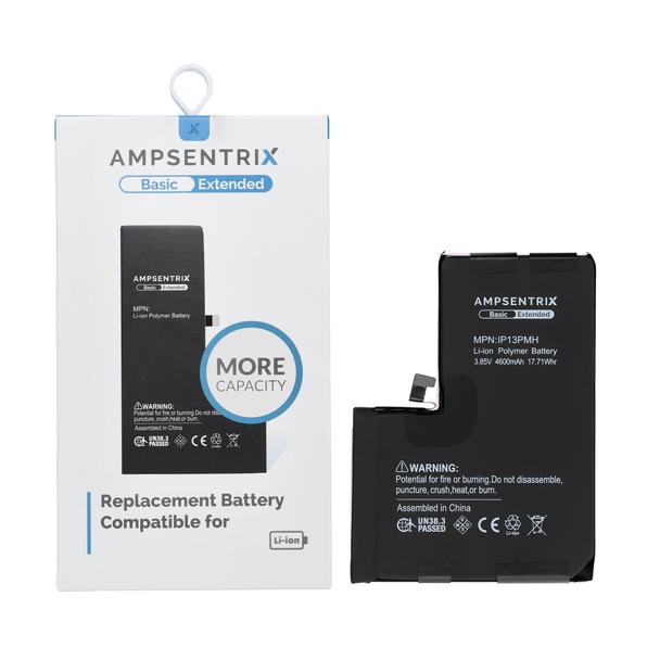 AmpSentrix Basic bateria do iPhone 13 Pro Max (zwiększona pojemność 4600 mAh)