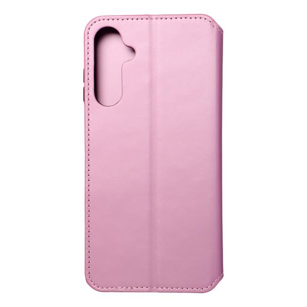 Etui z klapką na Samsung A25 5G Dual Pocket Book jasnoróżowe