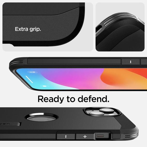 SPIGEN futerał TOUGH ARMOR MAG kompatybilny z MagSafe do IPHONE 15 black