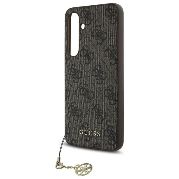 GUESS futerał do SAMSUNG S24 FE GUHCS24FEGF4GBR (HC PU 4G Charm) brązowy