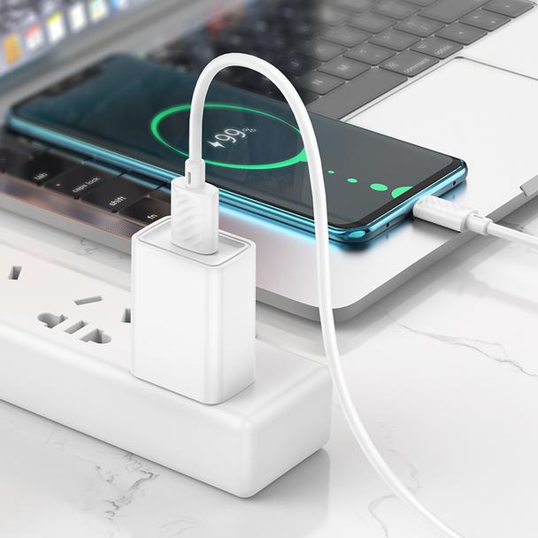Kabel USB A do USB C Hoco 3A 2 m X88 biały