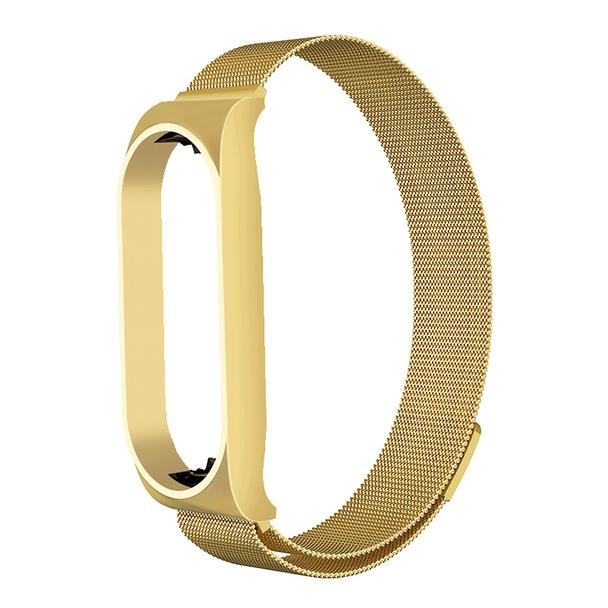 Pasek metalowy METAL do XIAOMI Mi Band 7 złoty (03)