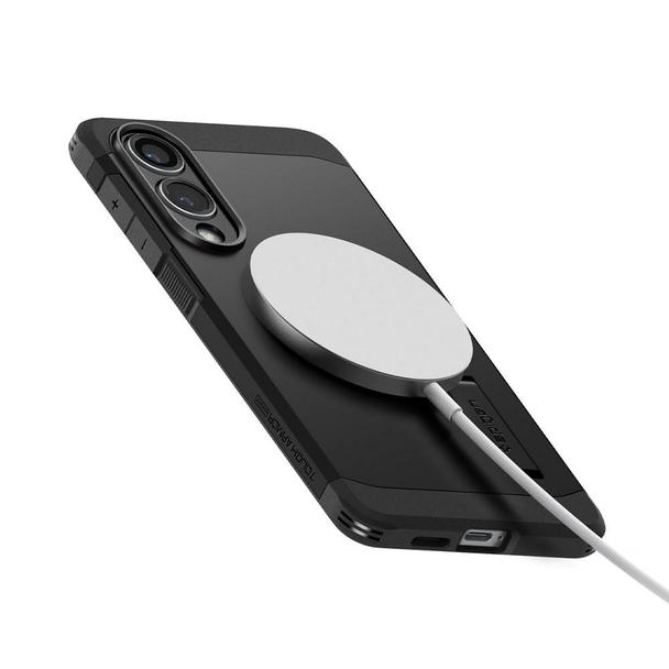 SPIGEN futerał TOUGH ARMOR kompatybilny z MagSafe do SAMSUNG S25 Edge black