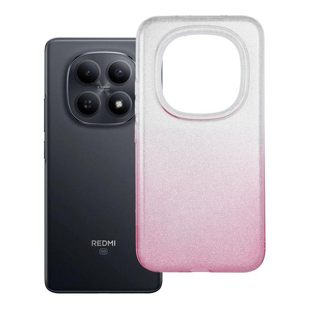 Etui na Xiaomi Redmi Note 15 PRO PLUS 5G Shining transparentne różowe