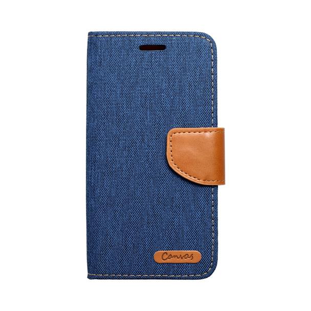 Etui z klapką na iPhone 16 PRO Canvas Book granatowe