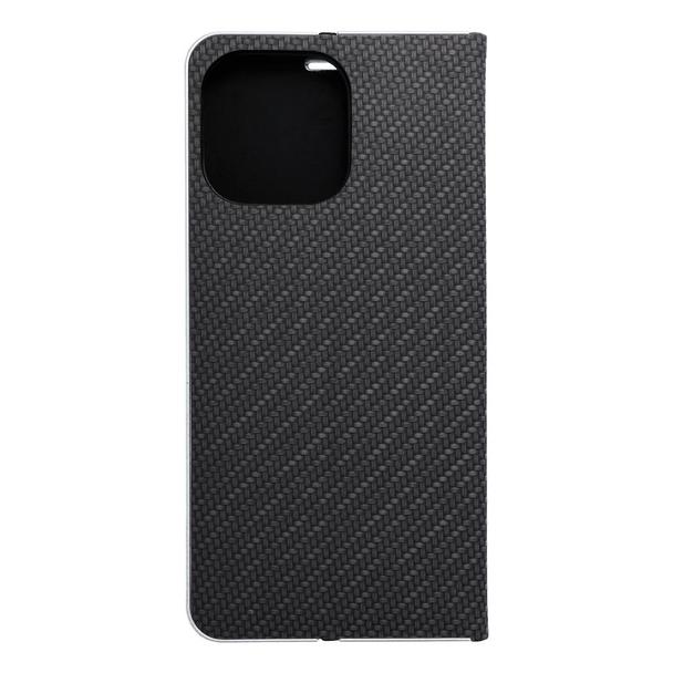 Etui z klapką na iPhone 16 PRO MAX Luna Book Carbon czarne